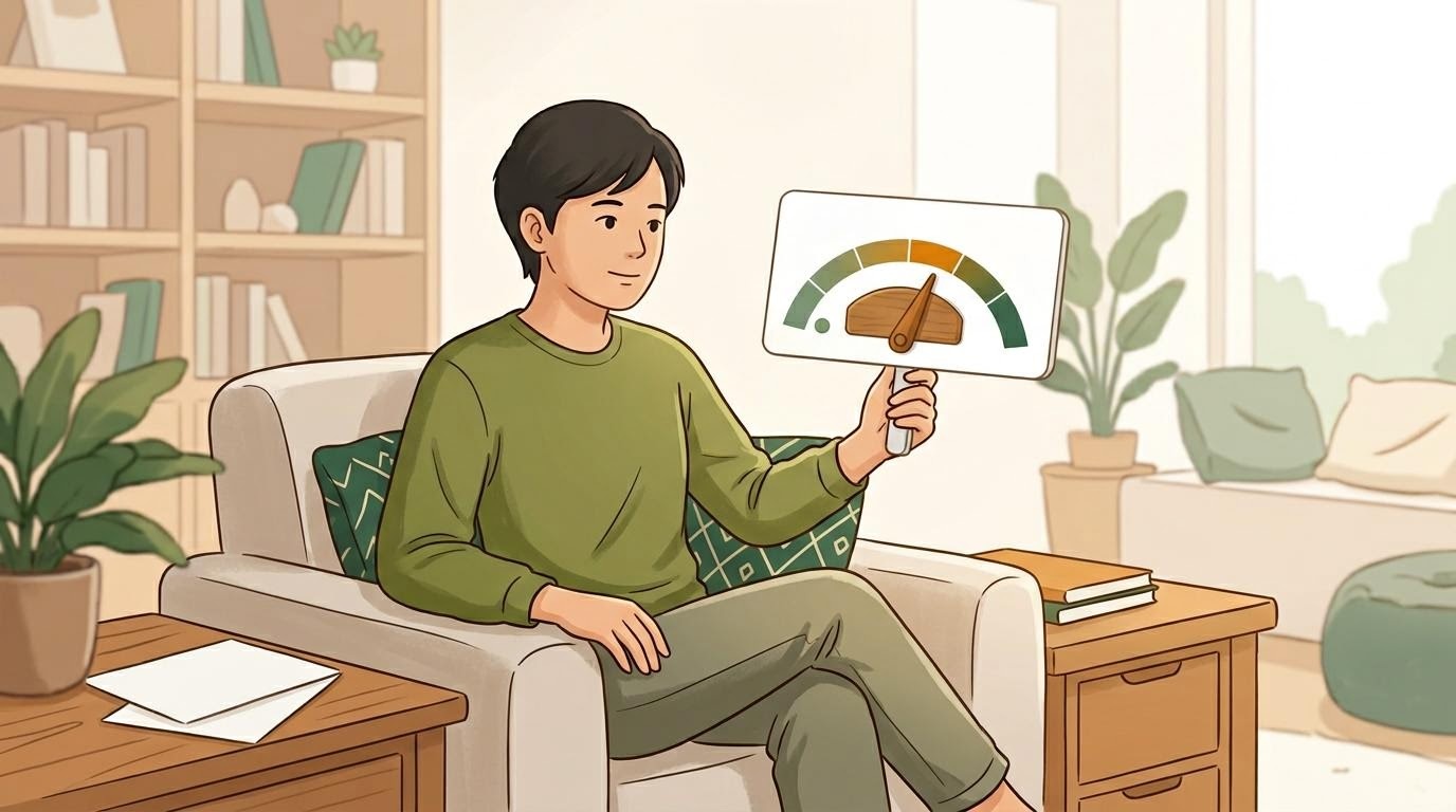Ilustrasi mengukur profil risiko pribadi dan toleransi risiko
